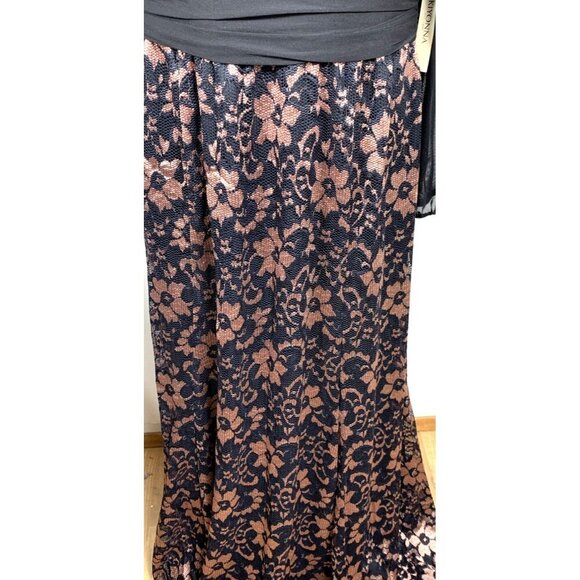 KIYONNA Leona Black Lace Maxi Dress Size 2X Formal Evening Cocktail NWT - Picture 3 of 9